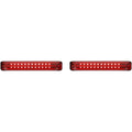 Custom Dynamics Saddlebag LED Lights - Sequential - Chrome/Red | PB-SBSEQ-HD-CR