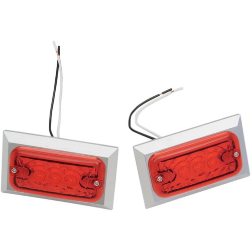 Chris Products Marker Lights - Dual Filament - Red | 0814R-LED-2