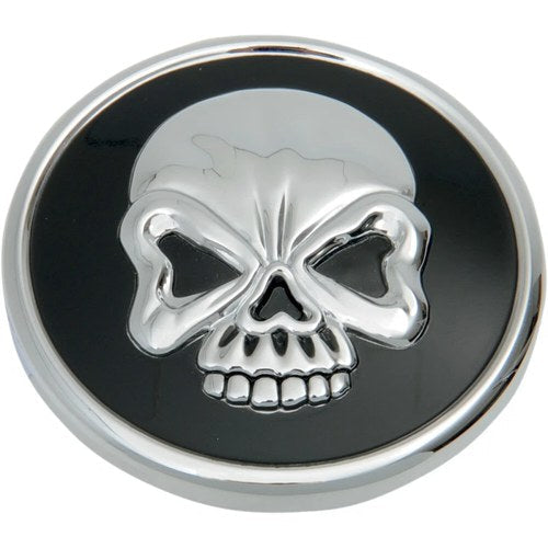 Drag Specialties Skull Gas Cap - Non-Vented - Screw-In | 012717