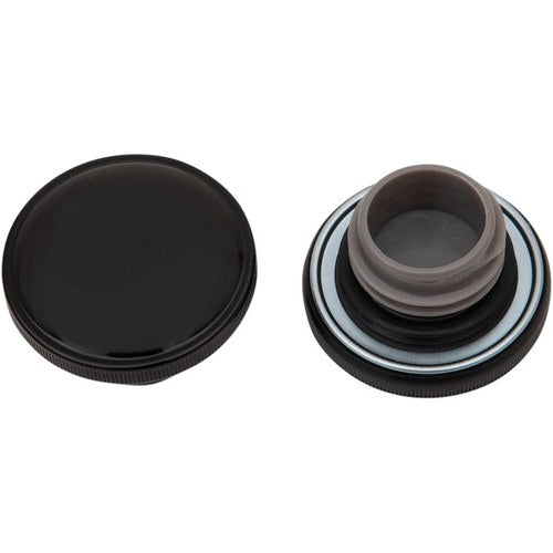 Drag Specialties Screw-In Gas Cap - Black - Non-Vented | 03-0305GB-B