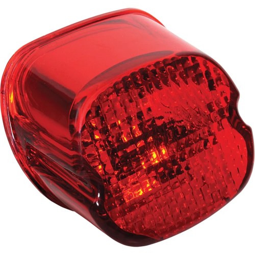 Drag Specialties Taillight Lens - Bottom Tag Window - Red | 12-0402D