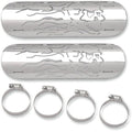 Drag Specialties Flame Skull Heat Shield | 1861-0102