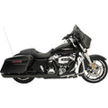 Drag Specialties Slashdown Slip-On Mufflers - Black - 4" - FL | H00968