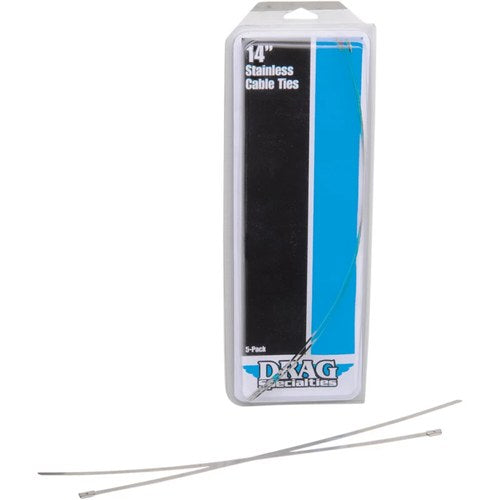 Drag Specialties Tie Wraps - Stainless Steel - 14" | 304-0514-D
