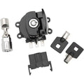 Drag Specialties Side Hinge Ignition Switch w/Fork Lock - Black | 21-0209GBK