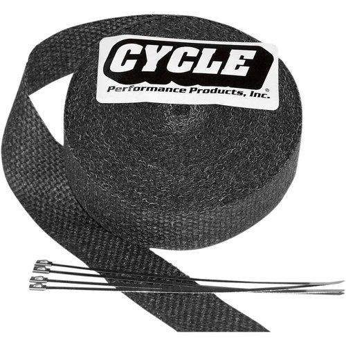 Cycle Performance Exhaust Wrap Kit - Black - 2x25 | CPP/9042
