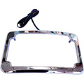 Cycle Visions Beveled License Plate Frame - Chrome | CV4617