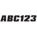 Hardline I.D. Sticker Kit - 320 Series - Black/Silver | BLKSI320