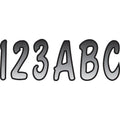 Hardline I.D. Sticker Kit - 200 Series - Silver Gradation | SIBKG200
