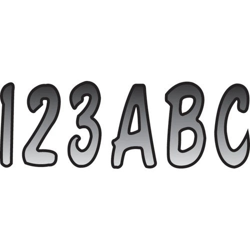 Hardline I.D. Sticker Kit - 200 Series - Silver Gradation | SIBKG200