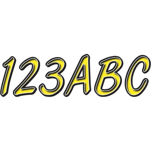 Hardline I.D. Sticker Kit - 400 Series - Yellow | YEBKG400