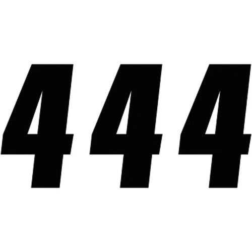 Factory Effex FX Factory Number 4 - Black - 4" | 08-90004