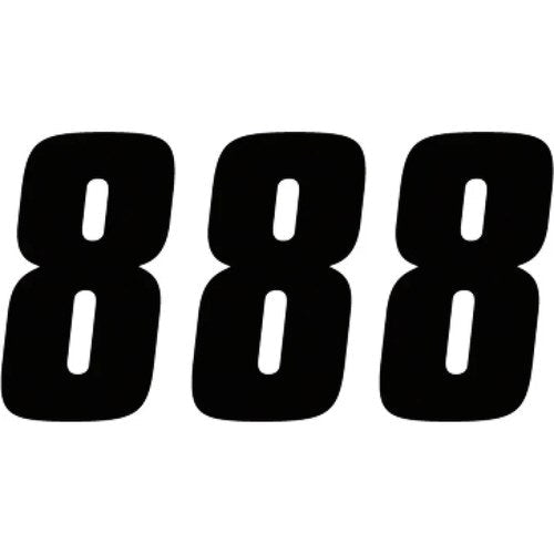 Factory Effex FX Factory Number 8 - Black - 7" | 08-90088