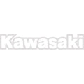 Factory Effex Fork/Swingarm Decal - Kawasaki - White | 09-44112