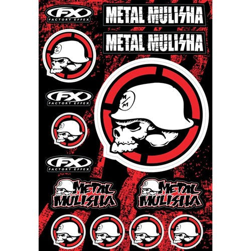 Factory Effex Metal Mulisha Decal Sheet | 16-68052