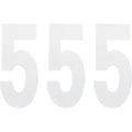 Factory Effex FX Number 5 - White - 8" | 02-4485