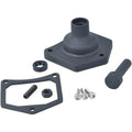 Drag Specialties Solenoid End Cover - Starter Button - Black Wrinkle | 79-4005