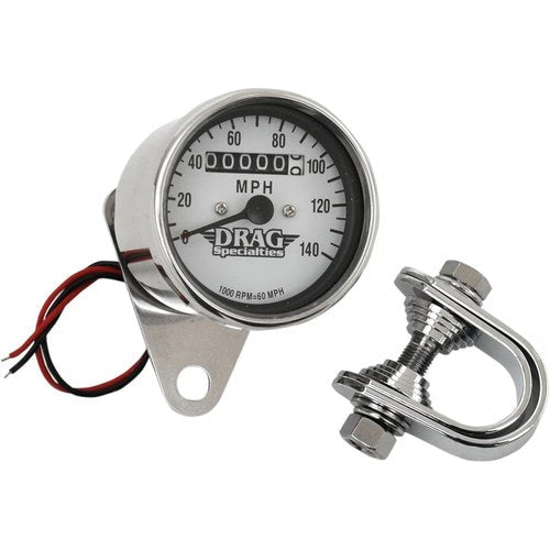 Drag Specialties 2.4" Mph LED Mechanical Speedometer/Indicator | 21-6824DS1-BX15