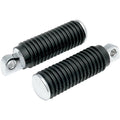 Drag Specialties Passenger Pegs - Rubber - Chrome End | 72497-SC2