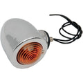 Drag Specialties Bullet Light w/Mount, Dual Filament, Amber Lens | 162052-BC207