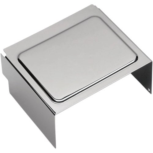 Drag Specialties Battery Cover - Raised - Chrome | 25-0029-BX44