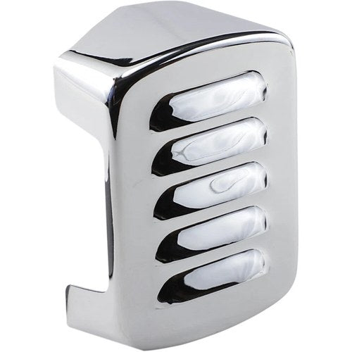 Drag Specialties Louvered Coil Cover - Harley Davidson - Chrome | 13005-SC4
