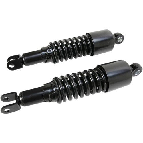 Emgo Custom Shorty Shocks w/Shroud - Black - Clevis Lowering | 17-05694B