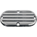 Joker Machine Inspection Cover - Chrome - Finned | 06-95FN
