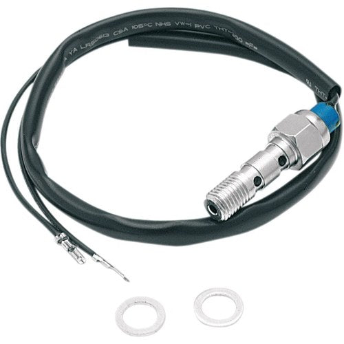 K&S Technologies Hydraulic Brake Light Switch, Double Bleed, 1mm, Chrm | 12-0013