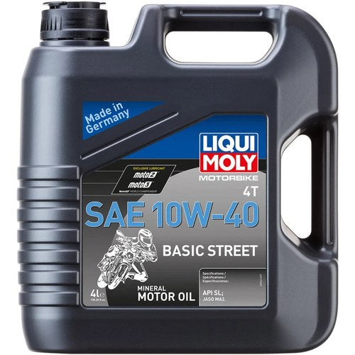 Liqui Moly Basic Street 4T Oil - 10W-40 - 4 L | 20192