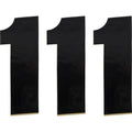 Moose Racing Race Number 1 - Black - 6" | 80111