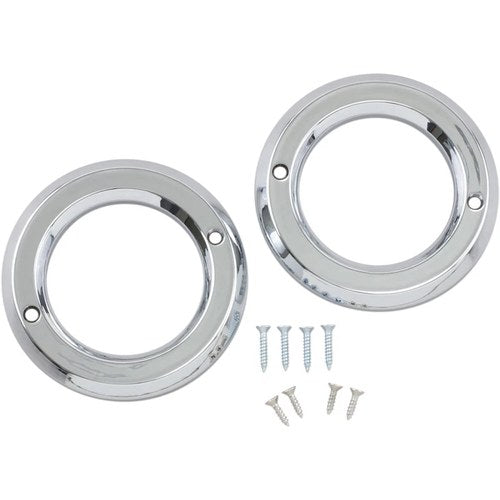 Motor Trike Accent Rings for Trax Fog Lights - Chrome | MTEL-0153