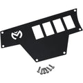 Moose Utility Division Large Dash Plate - Left - Black - Rzr | 100-4360-PU