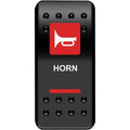Moose Utility Division Rocker Switch - Horn - Red | HRN-PWR-R