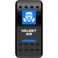 Moose Utility Division Rocker Switch - Helmet Air - Blue | HMT-PWR