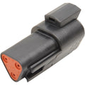 Namz Deutsch Receptacle - 3 Pin - Black | DR-3B
