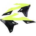 UFO Radiator Shrouds - Black/Fluorescent Yellow - Rmz 450 | SU04941-DFLUU