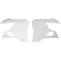 UFO Radiator Shrouds - YZ125/250 96-00 - White | YA02898046
