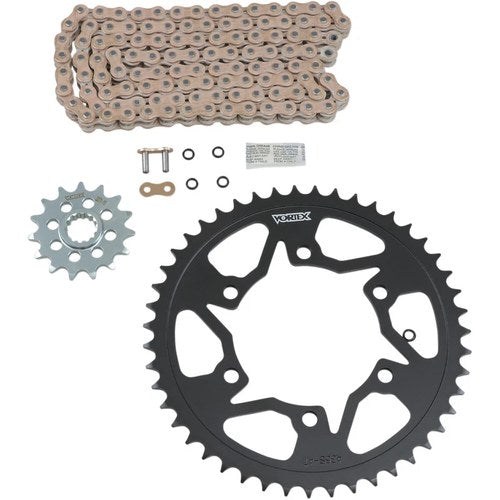 Vortex Steel Chain Kit - Gold - Yamaha - YZF-R6 - '06-'18 | CKG6316