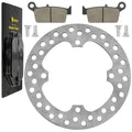 Rear Brake Disc Rotor W/ Brake Pad Fits Honda CR125R CR250R CR500R 1990 - 2001