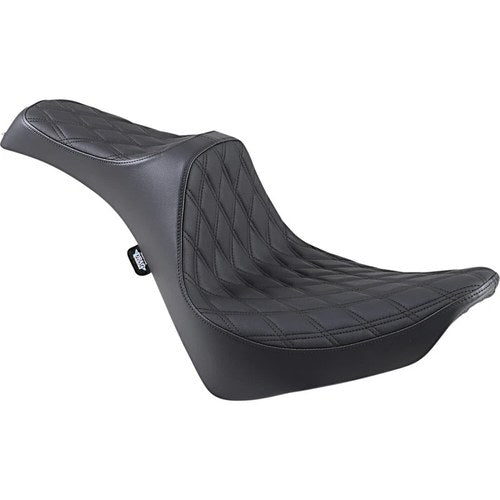 Drag Specialties Predator Iii Seat, Double Diamond, Softail (Black) 0802-1145