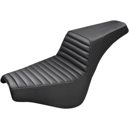 Saddlemen Step Up 2-Up Seat - Tuck and Roll (Black) 818-30-171