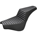 Saddlemen Step Up 2-Up Seat - Tuck and Roll (Black) 818-30-171