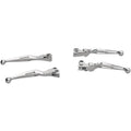 Drag Specialties Chrome Slotted Levers | 07-0571-BC307