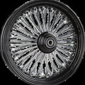 Harddrive Front 48 Spoke Wheel Black Single Disc 16X3.5 3/4" 00-Up | 052-02521