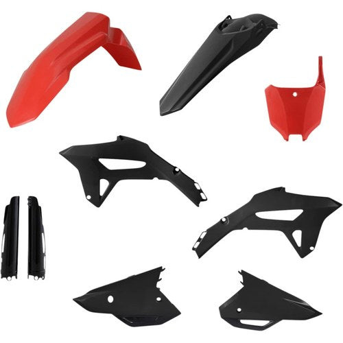 Acerbis Plastic Kit- Full Hon Red/Black | 2858921042