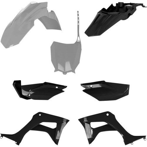 Acerbis Full Plastic Kit Hon Grey/Black | 2861931019
