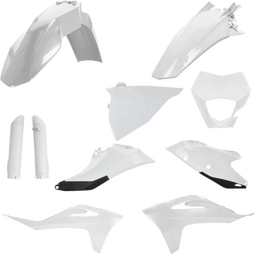 Acerbis Full Plastic Kit Gas White/Black | 2872811035