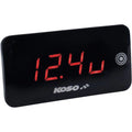 Koso Super Slim Touch Screen Volt & Temp Gauge Red Display | BA068041