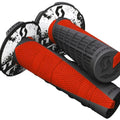 Scott Usa Deuce MX Grips, Black/Neon Red | 219627-4948